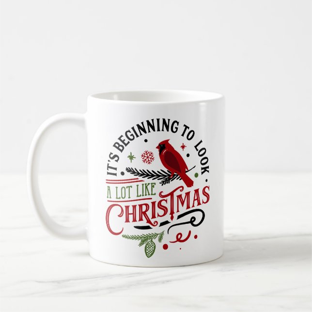 Mug Ça commence à ressembler beaucoup à Noël (Gauche)