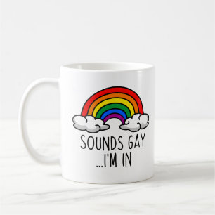 Mug ÇA SONE GAI JE SUIS - Mignon Arc-en-ciel