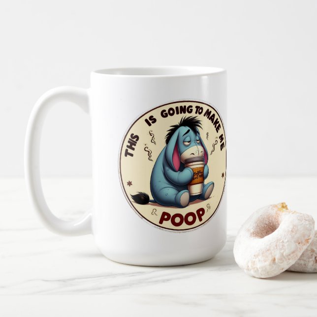 Mug "Ça va me faire chier" Drôle (Avec donut)