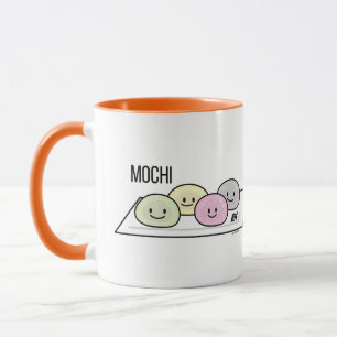 Mug Câble de riz à la crème glacée Cute Mochi Thé