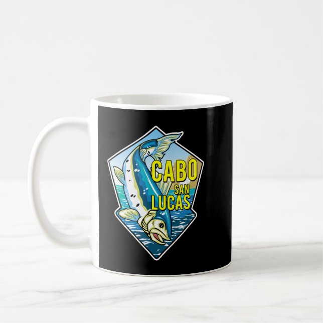 Mug Cabo San Lucas Jeu Pêche Mexique Basse Californie (Gauche)