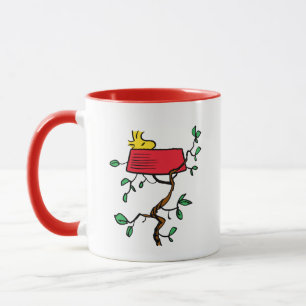 Mug cacahuètes   Bois en sieste dans le plat de Snoopy