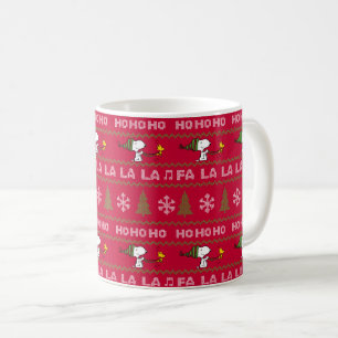 Mug cacahuètes Chandail de Noël Snoopy & Woodstock