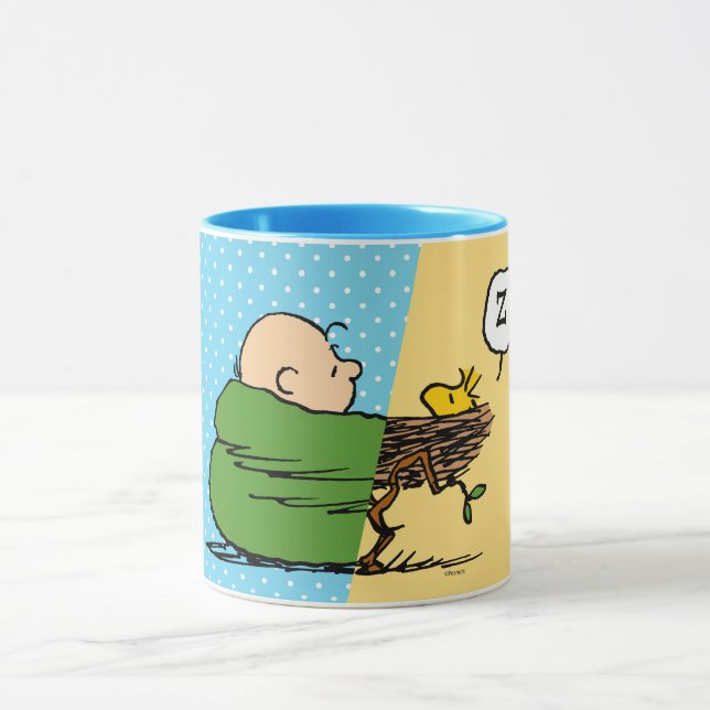 Mug cacahuètes | Charlie Brown & Woodstock Half & Half (Centre)