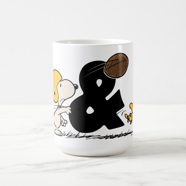 Mug cacahuètes | Football Snoopy & Woodstock (Centre)