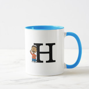 Mug cacahuètes   Franklin Monogram H