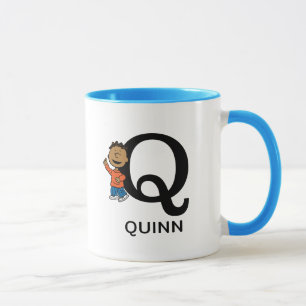 Mug cacahuètes Franklin Name & Monogram Q