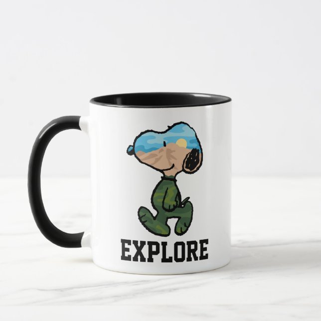 Mug cacahuètes | Grande neige extérieure (Gauche)