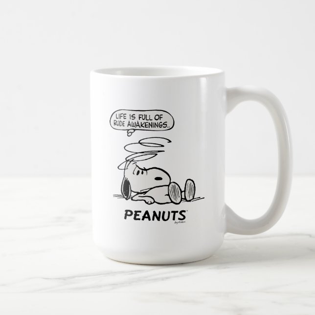 Mug cacahuètes | La vie est pleine de Rude Awakenings (Droite)