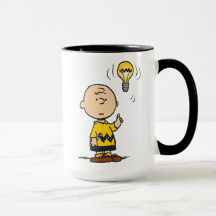 Mug cacahuètes L'idée de l'ampoule de Charlie Brown