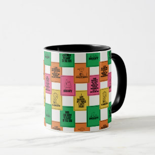 Mug cacahuètes   Motif Colorblock amusant