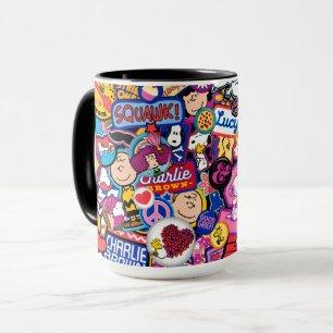 Mug cacahuètes Motif de patchs Mixtape
