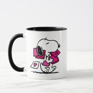 Mug cacahuètes   Saint Valentin   Snoopy Avec Valentin