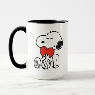 Mug cacahuètes Saint Valentin Snoopy Heart Hug