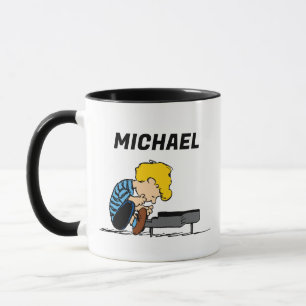 Mug cacahuètes Schroeder Ajouter Votre Nom