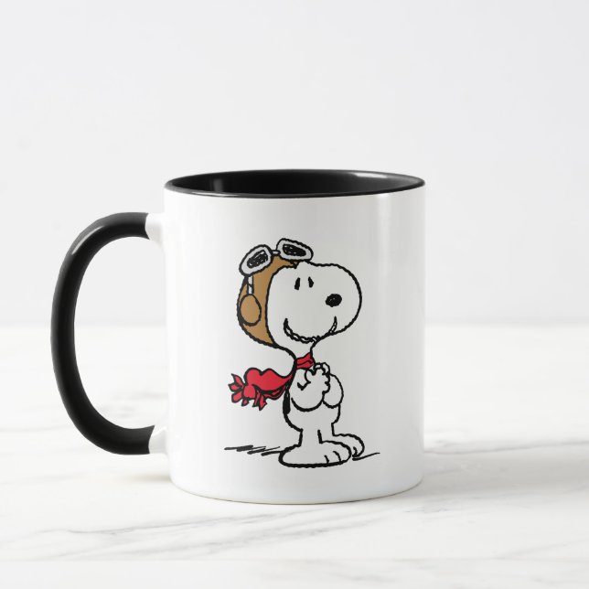 Mug cacahuètes | Snoopy L'As Volant (Gauche)