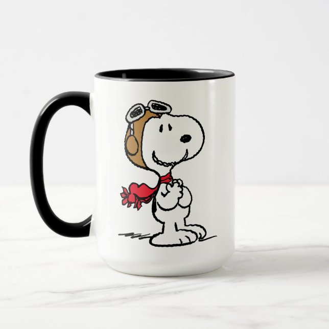 Mug cacahuètes | Snoopy L'As Volant (Gauche)