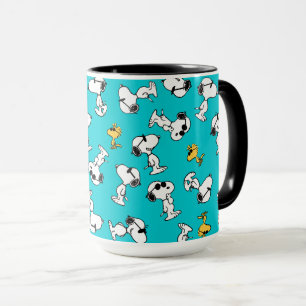 Mug cacahuètes   Snoopy & Lunettes de soleil Motif