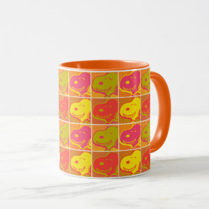 Mug cacahuètes   Snoopy Pop Art Motif
