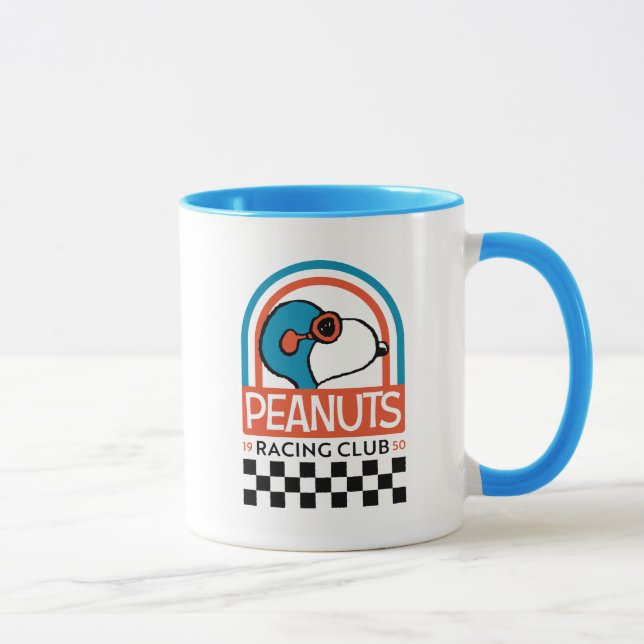 Mug cacahuètes | Snoopy Racing Club (Droite)