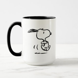 Mug cacahuètes   Snoopy Running