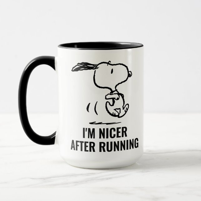 Mug cacahuètes | Snoopy Running (Gauche)