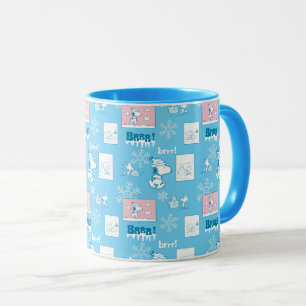 Mug cacahuètes   Snoopy Snow Day Motif