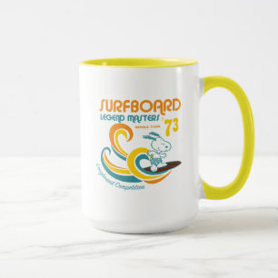 Mug cacahuètes Snoopy Surboard Longboard Competition