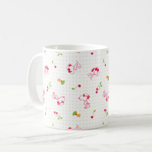 Mug cacahuètes   Snoopy & Woodstock Cherry Motif