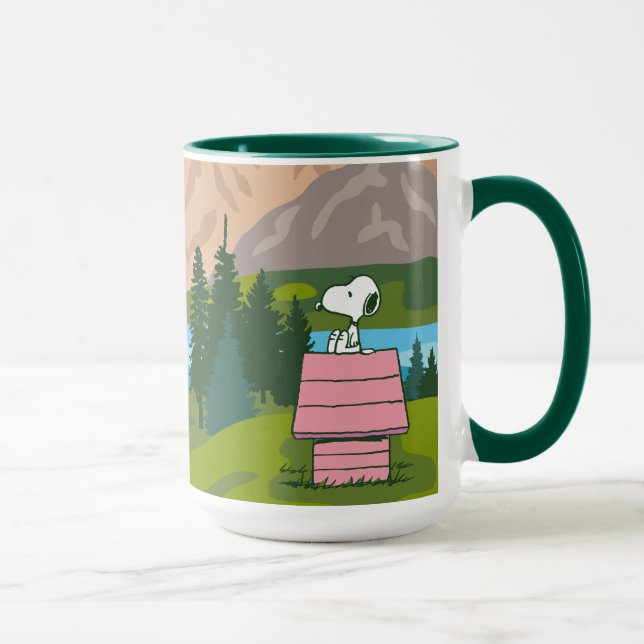 Mug cacahuètes | Snoopy & Woodstock Le grand extérieur (Droite)