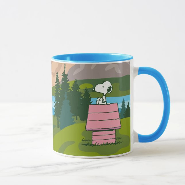 Mug cacahuètes | Snoopy & Woodstock Le grand extérieur (Droite)