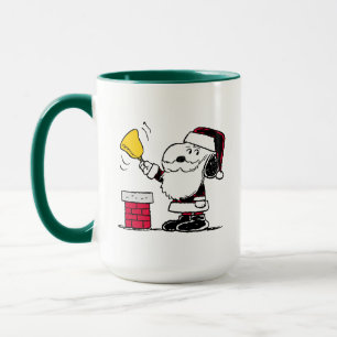 Mug cacahuètes   Snoopy & Woodstock Père Noël Bell Rin