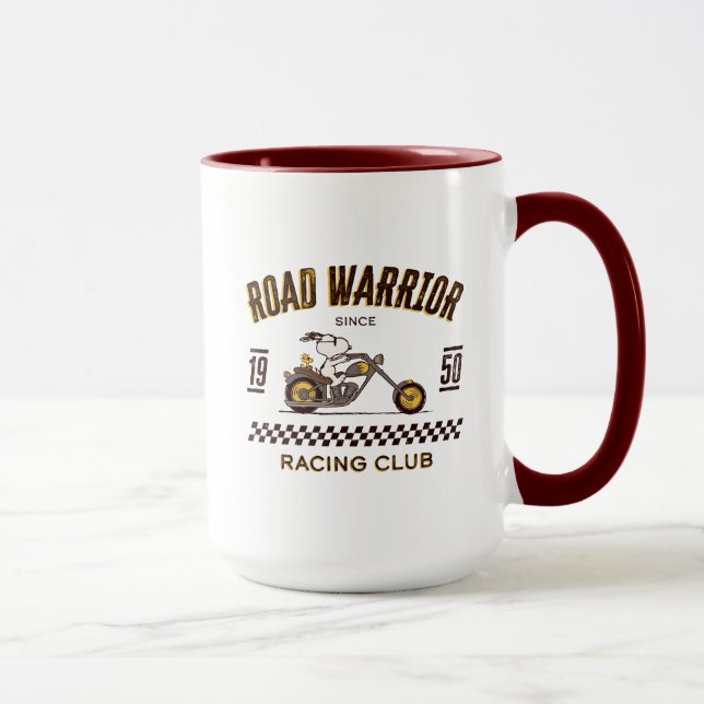 Mug cacahuètes | Snoopy & Woodstock Road Warriors (Droite)
