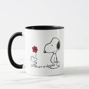 Mug cacahuètes Snoopy & Woodstock Rouge & Noir