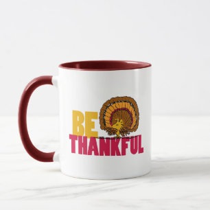 Mug cacahuètes Soyez reconnaissants Woodstock Turqui