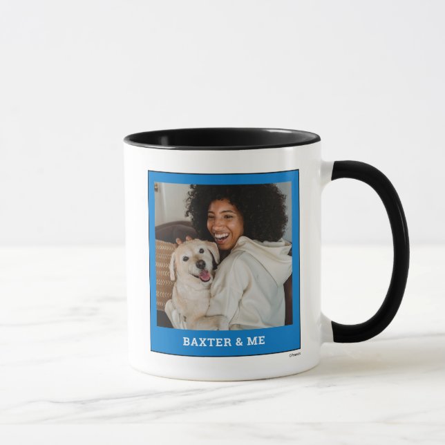 Mug cacahuètes | Texte et photo personnalisés (Droite)