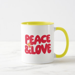Mug cacahuètes   Woodstock Peace & Love