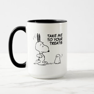 Mug cacahuètes   Woodstock Scares Snoopy
