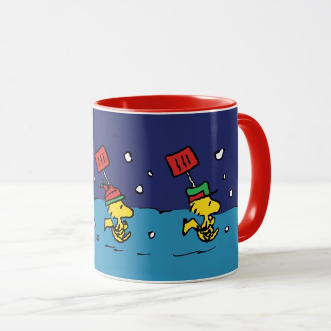 Mug cacahuètes | Woodstock Snow Shovel Team (Devant droit)