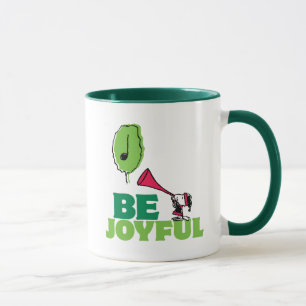 Mug cacahuètes   Woodstock Soyez Joyeux
