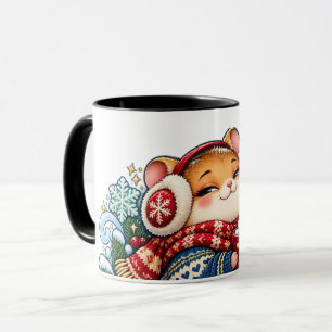 Mug Cacao Magique Mitten Classique Renard Hivernal Mig