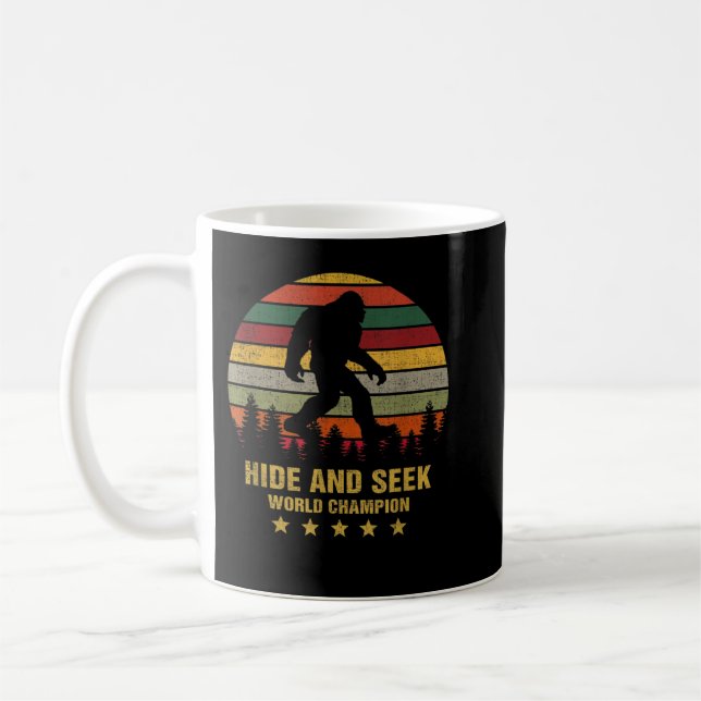 Mug Cacher et chercher Champion du Monde Bigfoot est v (Gauche)