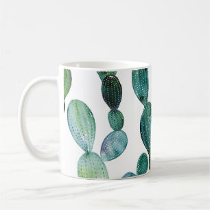 Mug Cactus Craze : Tendance de l'aquarelle tropicale