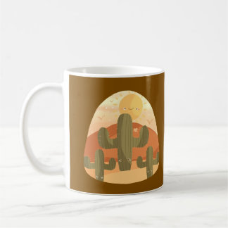Mug Cactus Desert With Sun