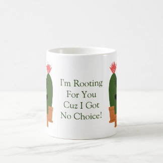 Mug Cactus Drôle Je Suis De Tout Cœur Avec Vous Texte 