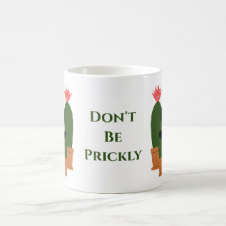 Mug Cactus Drôle Ne Sois Pas Épineux Texte Personnalis