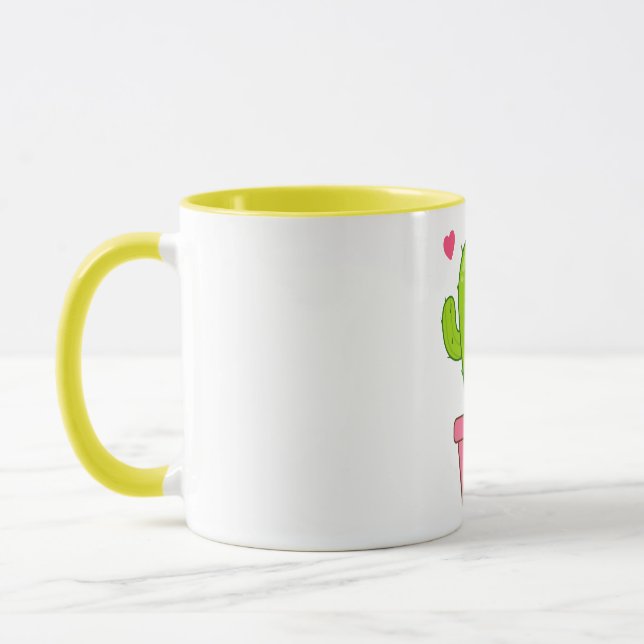 Mug cactus, embrasse-moi (Gauche)