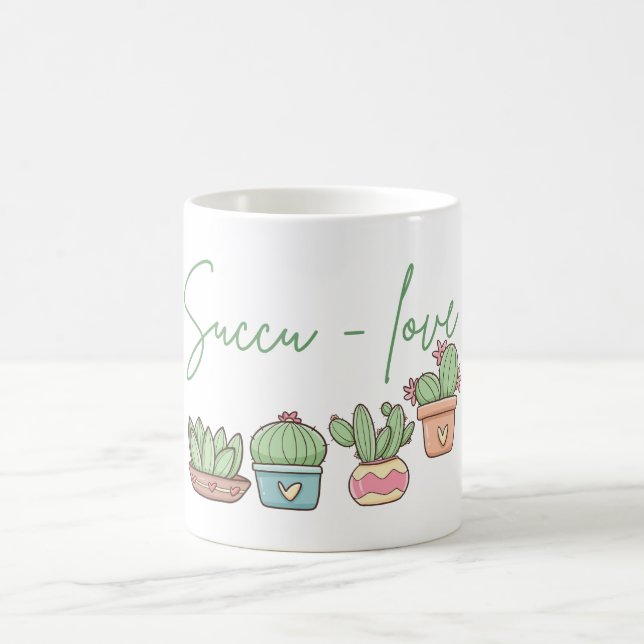 Mug Cactus Plante Succulent (Centre)