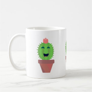 Mug Cactus pointillé mignon dessin de dessin succulen