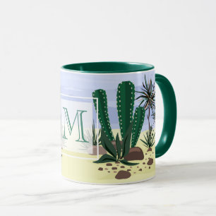 Mug Cactus, succulents.